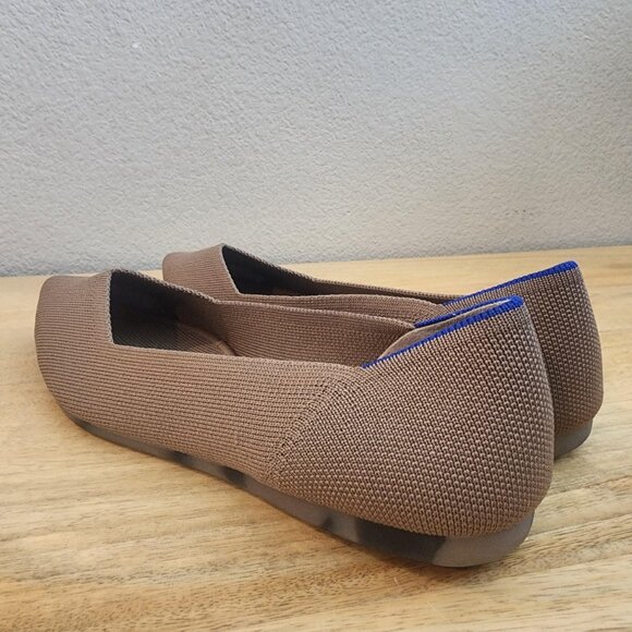 Rothy's Shoes Womens Size 9 Brown The Point Flats Pointed Toe Knit Washable - Picture 5 of 14